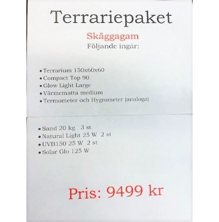 Terrariepaket 150x60x60